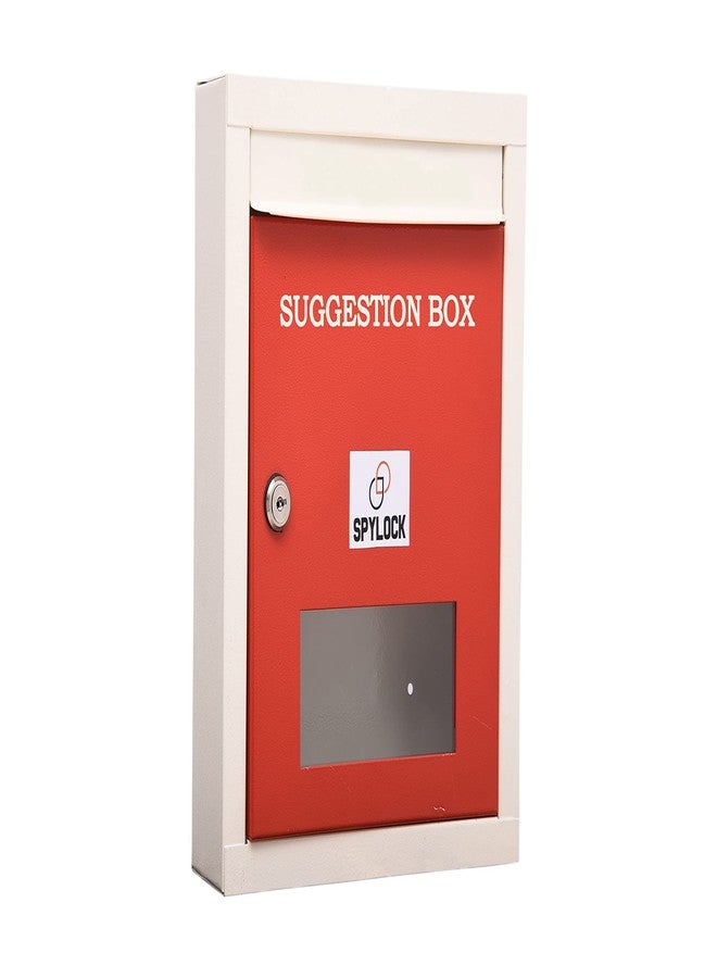 SPYLOCK Heavy Gi Metal Suggestion Box/Letter Box/Compaint Box/Mail Box/Donation Box Wall Mount Box with Key Lock - Image 1